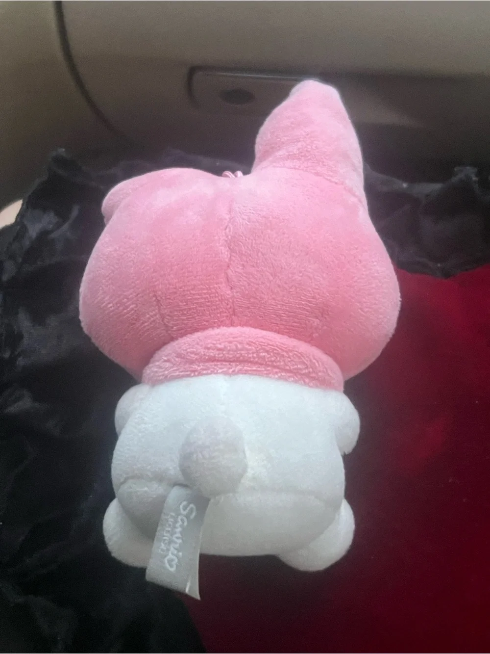 My melody plush keychain